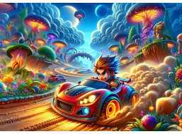 ART PUZZLE Puzzle Zlomyseľný pretekár 100 dielikov