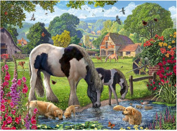 RAVENSBURGER Puzzle Hadlow - svet poníkov 500 dielikov