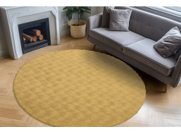 Kusový koberec Diamond Cut 800 Honey kruh
