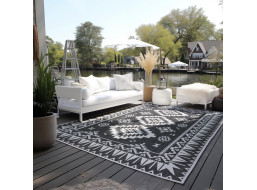 Kusový koberec Gemini 106019 Black z kolekcie Elle – na von aj na doma