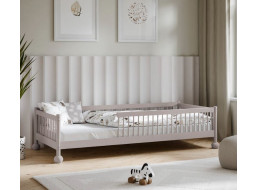Detská Montessori posteľ z masívu borovice STEVE - 180x80 cm - KAŠMÍROVÁ