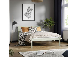 Detská posteľ z masívu borovice TINA - 200x120 cm - OLIVOVO ZELENÁ