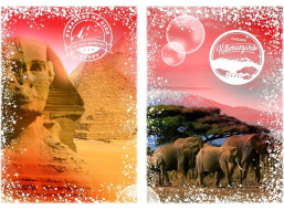 GRAFIKA Puzzle Cesta okolo sveta: Egypt a Kenya 1000 dielikov