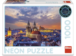 DINO Svietiace puzzle Pohľad na Hradčany 1000 dielikov