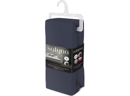 Prestieradlo FASHION 200x160 cm + 25 cm - bavlnený satén - tmavo modré
