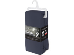 Prestieradlo FASHION 220x200 cm + 25 cm - bavlnený satén - tmavo modré