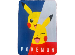 Detská deka POLAR 100x140 cm - Pokémon - Pikachu