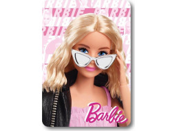 Detská deka POLAR 100x140 cm - Barbie s okuliarmi