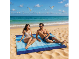 Vodeodolná plážová podložka BREEZE 200x200 cm
