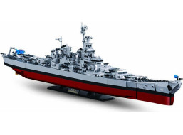 Sluban Model Bricks M38-B1291 Bojová loď USS Missouri 1:350