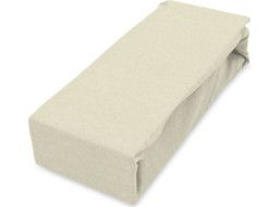 Bavlnená prestieradlo FASHION 200x90 cm + 25 cm - béžová