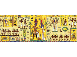BLUEBIRD Panoramatické puzzle Egyptské hieroglyfy 1000 dielikov
