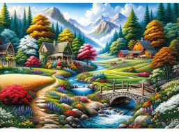 ART PUZZLE Puzzle Farebné polia 260 dielikov