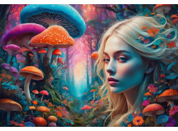 BLUEBIRD Puzzle Dúhový les 1000 dielikov
