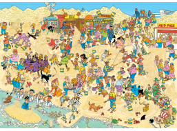 JUMBO Puzzle JvH Sochy z piesku 1000 dielikov