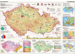 DINO Puzzle Mapa Českej republiky 2000 dielikov