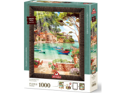 ART PUZZLE Puzzle s rámom a lepidlom 3v1 Dobré ráno 1000 dielikov