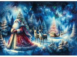 ART PUZZLE Puzzle Santa pod severnou oblohou 260 dielikov