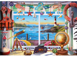 EDUCA Puzzle Život v prístave 1000 dielikov