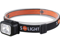 Solight LED čelové nabíjacie svietidlo, 170lm, teplé + studené svetlo, Li-Ion