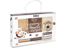 Sada kuchynských uterákov 30x50 cm (3 kusy) - COFFEE
