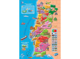 EDUCA Puzzle Mapa Portugalska 150 dielikov