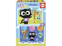 EDUCA Puzzle Milo 2x20 dielikov