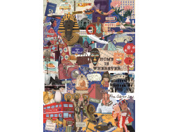 CLEMENTONI Puzzle More is More: Cestovanie a Kultúra 1000 dielikov