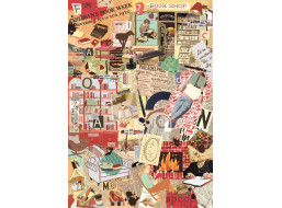 CLEMENTONI Puzzle More is More: Knihy a písanie 1000 dielikov