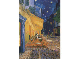 CLEMENTONI Puzzle Museum Collection: Terasa kaviarne v noci 1000 dielikov