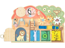 2Kids Toys Activity board Domček so zvieratkami