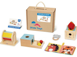 2Kids Toys Montessori set hračiek pre najmenších 5m+