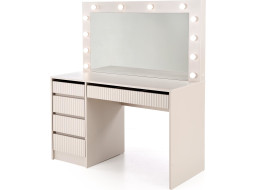 Toaletný stolík SUPERSTAR 2 XL s LED osvetlením - kašmírový