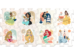 TREFL Penové puzzle Disney princeznej