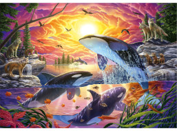 EDUCA Puzzle Kosatky a vlci 4000 dielikov