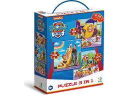 DODO Puzzle Tlapková patrola: Na ihrisku 3v1 (25,36,54 dielikov)