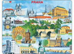 Larsen Vzdelávacie puzzle Praha Pamiatky 66 dielikov