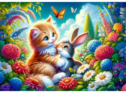 ART PUZZLE Puzzle Brašna králiček 25 dielikov