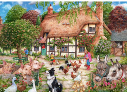 RAVENSBURGER Puzzle Domček na vidieku 1000 dielikov
