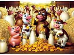 ART PUZZLE Puzzle Mliečny poklad 25 dielikov