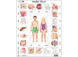 LARSEN Puzzle Naše telo 35 dielikov