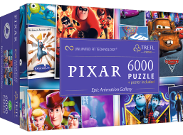 TREFL Puzzle UFT Epická animovaná galéria Disney Pixar 6000 dielikov