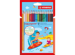 STABILO Sada pasteliek Aquacolor 18ks