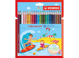 STABILO Súprava pasteliek Aquacolor 24ks