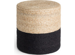 Sedací vak JUTTA POUF 106237 Beige/Black