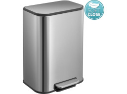 Sapho Odpadkový kôš 12l, Soft Close, nerez mat DR102