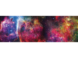 INTERDRUK Panoramatické puzzle: Galaxy: Vesmír 1000 dielikov