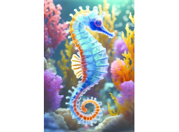 INTERDRUK Puzzle Colorful Nature: Morský koník 250 dielikov