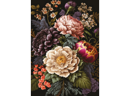 INTERDRUK Puzzle Flowers: Pivonky v rozpuku 500 dielikov