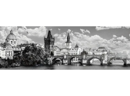INTERDRUK Panoramatické puzzle: Around the World: Praha, Česko 1000 dielikov